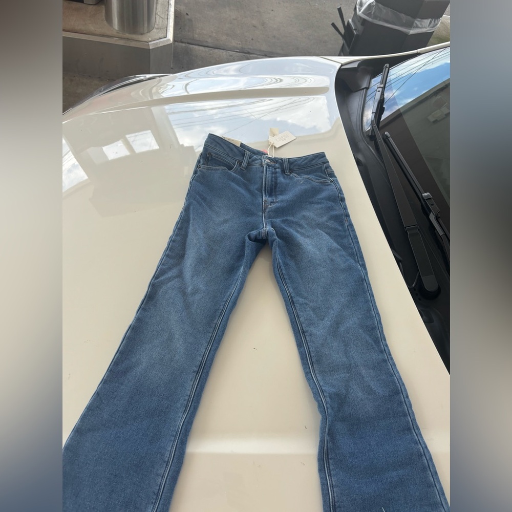NWT Z Supply Ankle Kick Flare Denim Jeans 25 - Picture 4 of 8